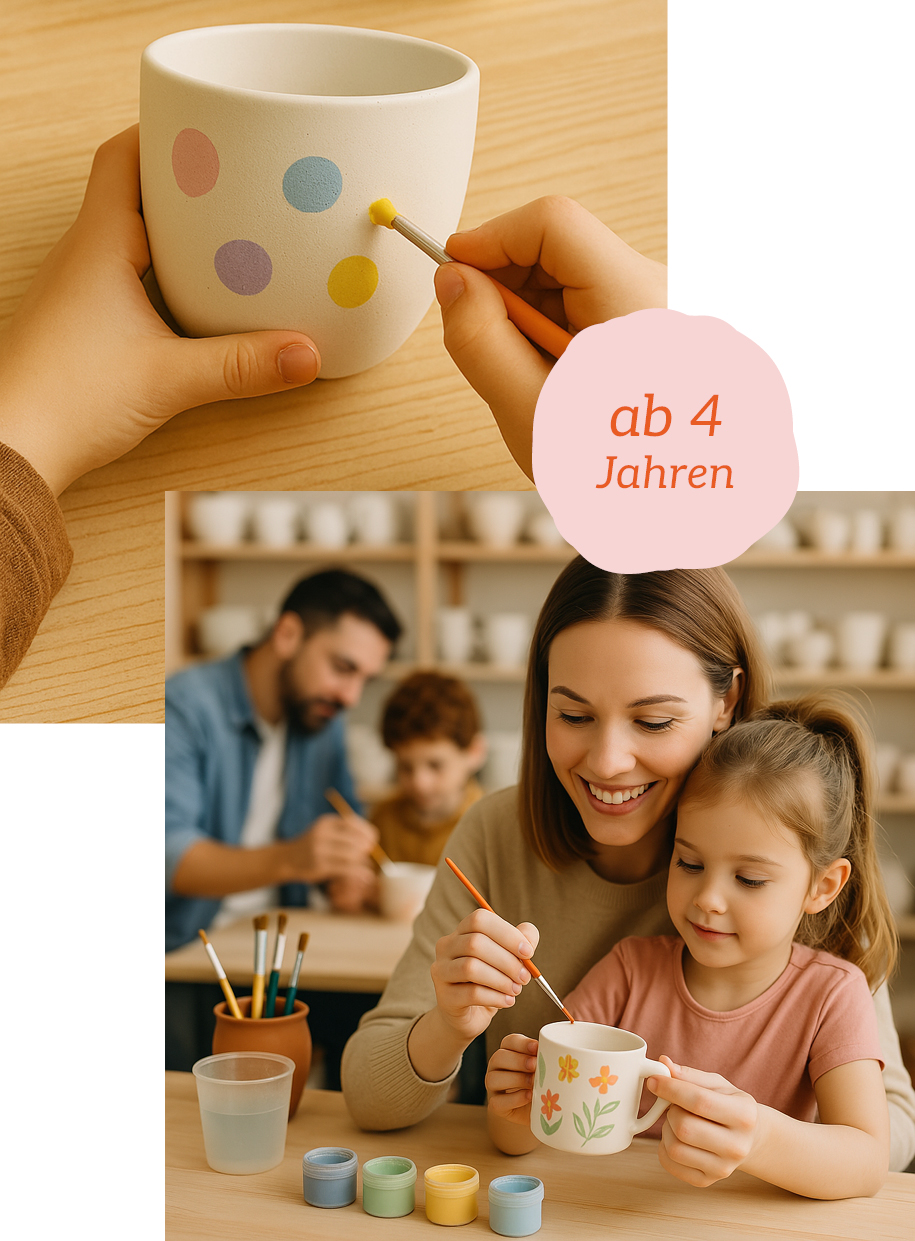Mini&Me Keramik bemalen Workshop